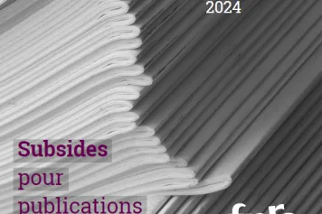 L'appel à Subsides pour Publications scientifiques 2024 est ouvert