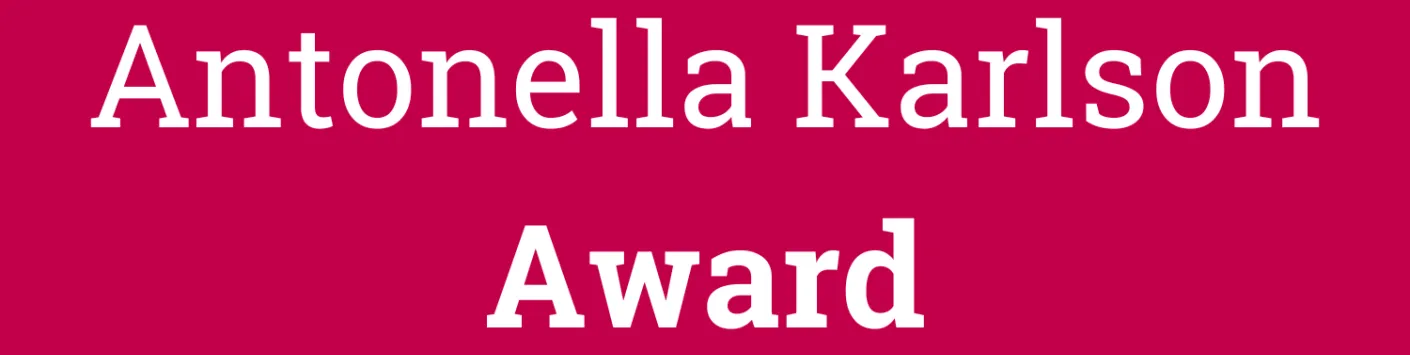 Opening of the Antonella Karlson Award 2025 call