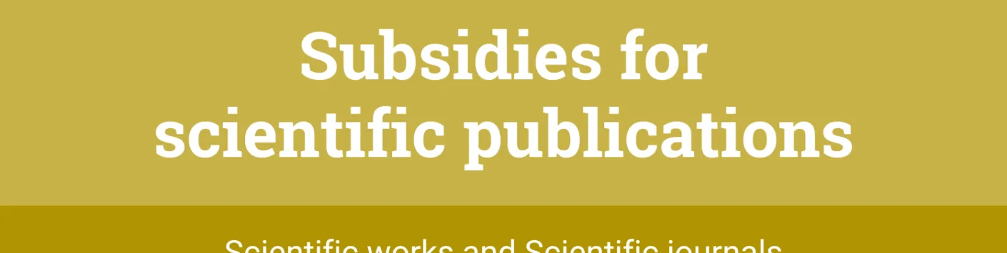 Subsidies for scientific publications - Results of the call 2024