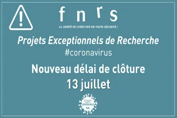 Nouveau délai pour les Projets Exceptionnels de Recherche (PER)