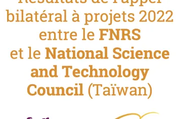 Résultats de l’appel bilatéral  de mobilité avec le « NSTC » (Taïwan) 2022