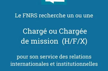 Le FNRS recrute