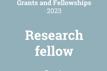 Results of the call Grants and Fellowships 2023 - Research fellow