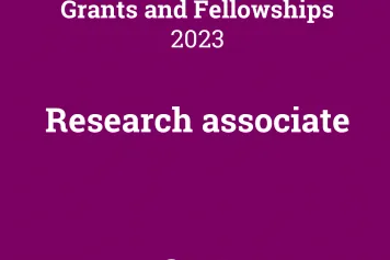 Results of the call Grants and Fellowships 2023 - Research associate