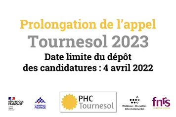 Ouverture de l'appel Partenariat Hubert Curien Tournesol 2023