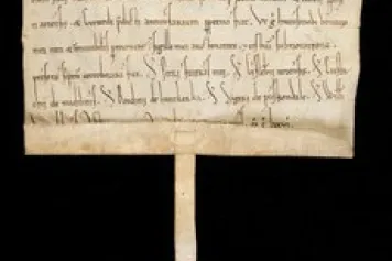 Le centre PraME de l'UNamur contribue à la restitution d'une charte scellée de 1176