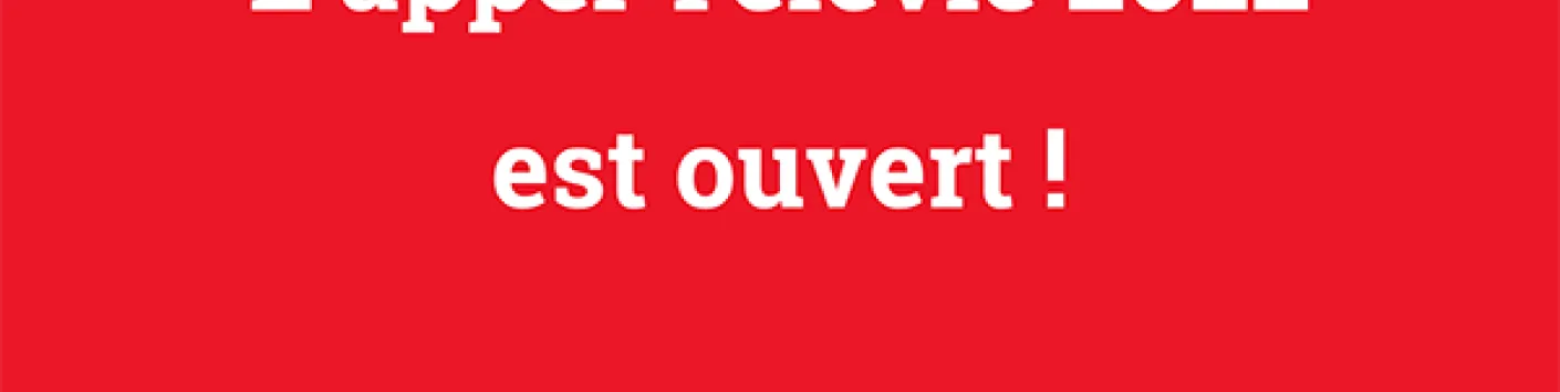 Ouverture de l'appel Télévie 2022