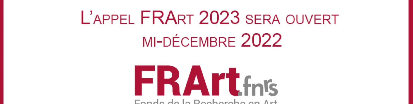 Appel FRArt 2023
