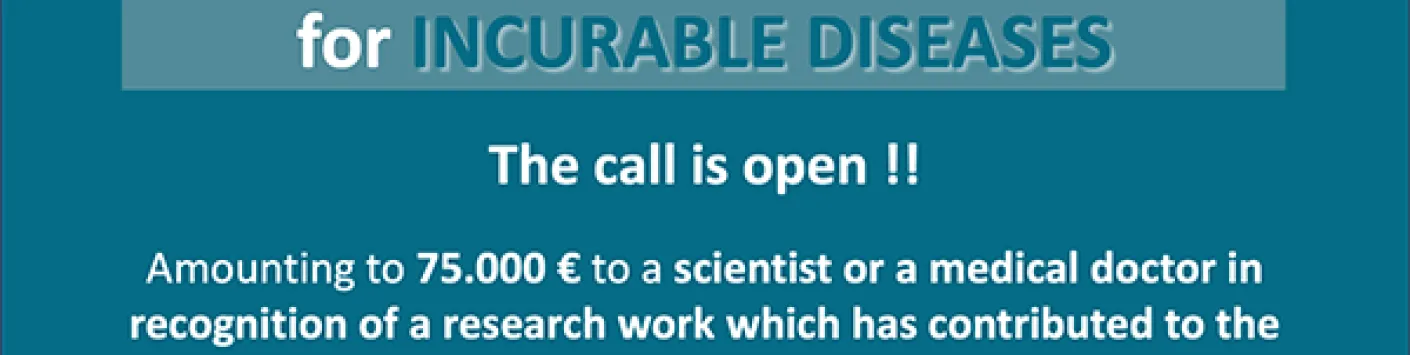 Gagna A. & Ch. Van Heck Prize for Incurable Diseases 2021