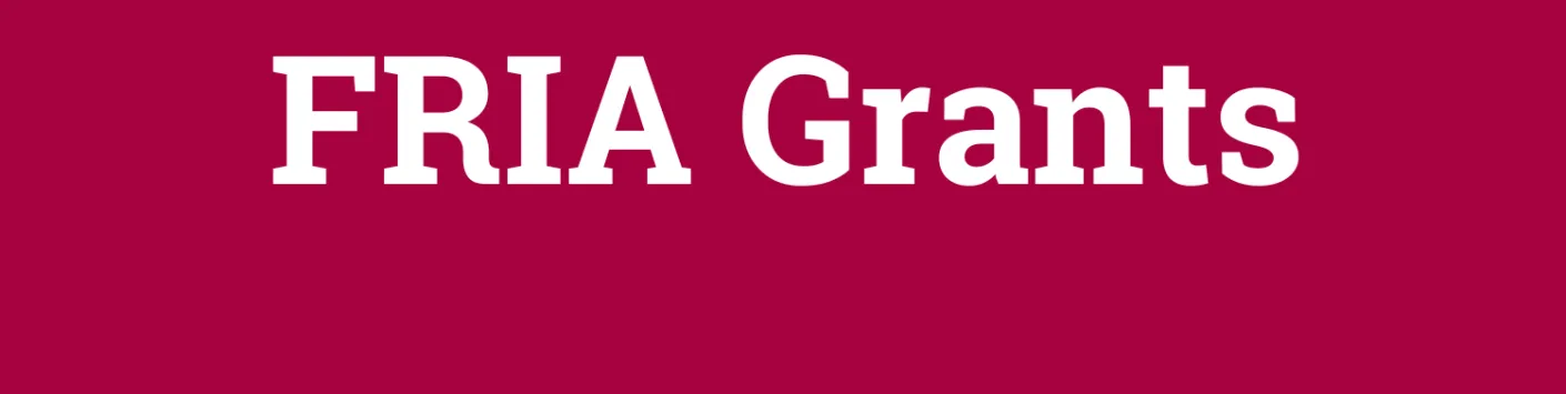 The FRIA call 2024 is open !
