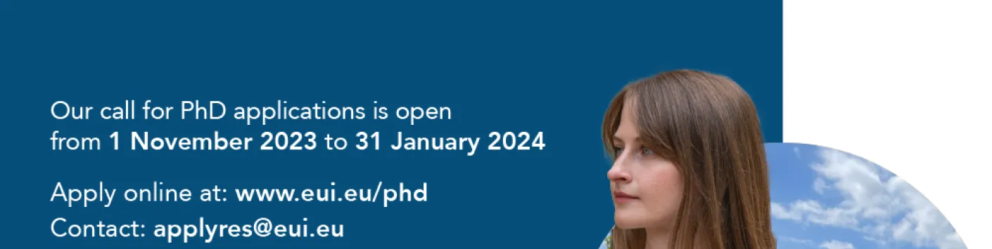 Ouverture de l’appel à candidatures pour la Bourse de doctorat de l’IUE - « European University Institute - EUI »