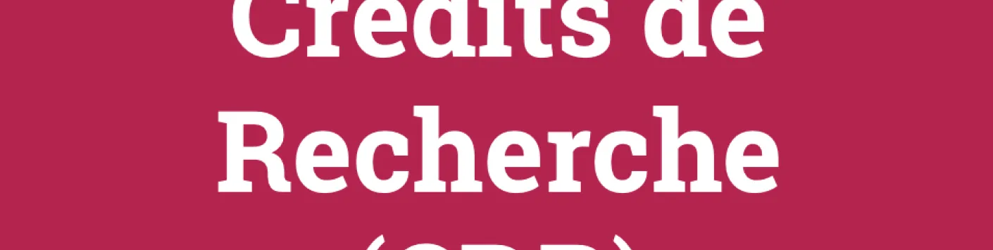 Résultats de l'appel Crédits et Projets 2022 - Crédits de Recherche