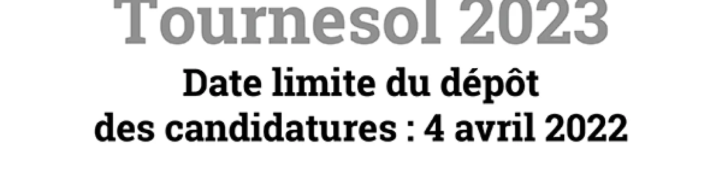 Ouverture de l'appel Partenariat Hubert Curien Tournesol 2023