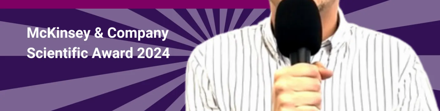 Félicitations à Arthur Colson, lauréat du McKinsey & Company Scientific Award 2024 !