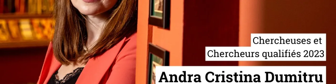 Félicitations à Andra Cristina Dumitru, nouvelle Chercheuse qualifiée FNRS UCLouvain – Université catholique de Louvain