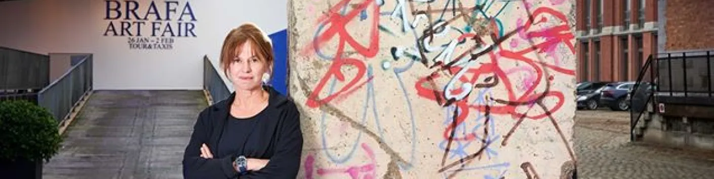 MÉCÉNAT | 70 000€ pour le Télévie/FNRS suite à la vente d'un segment du Mur de Berlin !